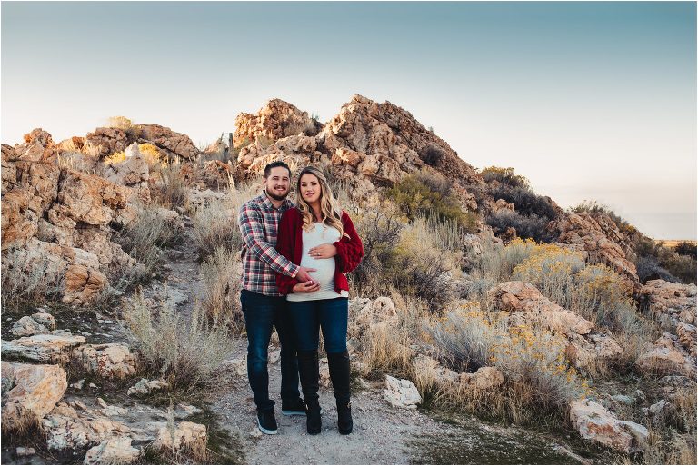 Antelope Island Maternity Session Photographer