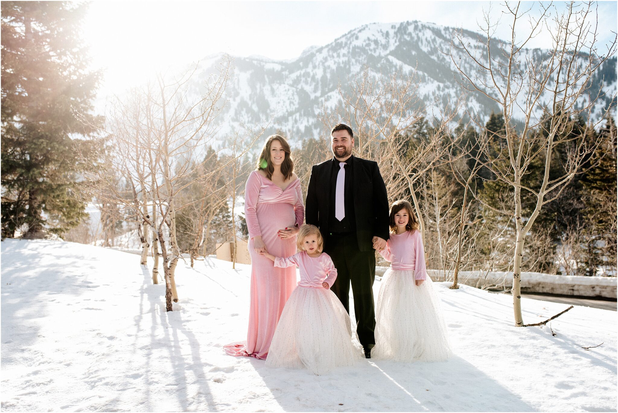 Snowbasin Family Maternity // Allison Utah Snowy mountain maternity snowbasin1 scaled - Snowbasin Family Maternity // Allison