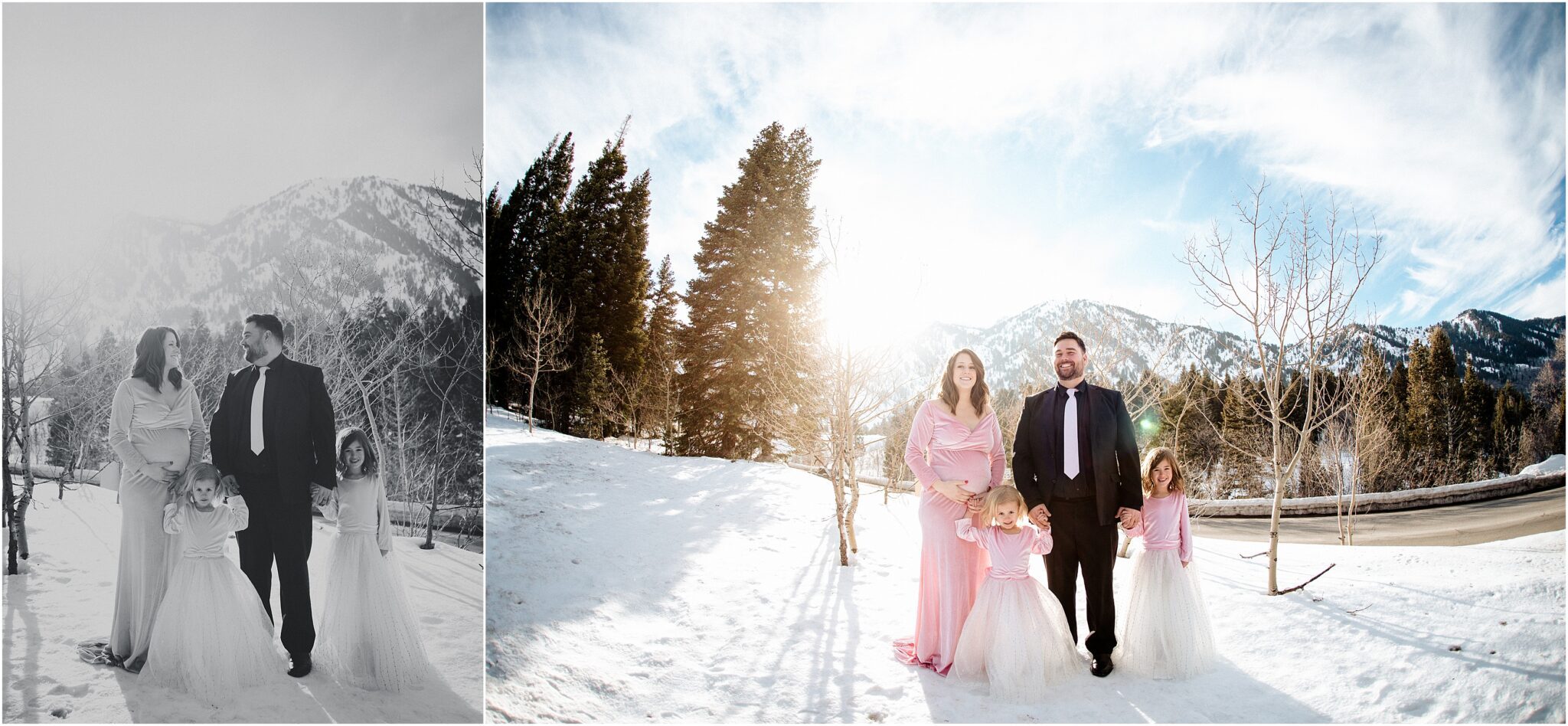 Snowbasin Family Maternity // Allison Utah Snowy mountain maternity snowbasin2 scaled - Snowbasin Family Maternity // Allison