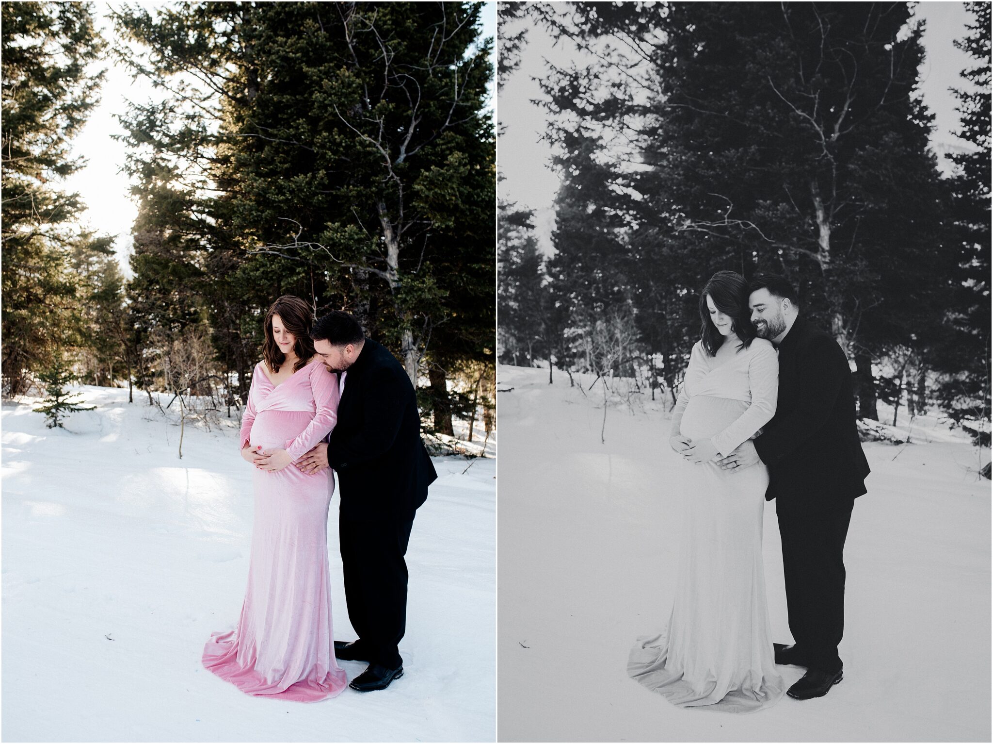 Snowbasin Family Maternity // Allison Utah Snowy mountain maternity snowbasin8 scaled - Snowbasin Family Maternity // Allison